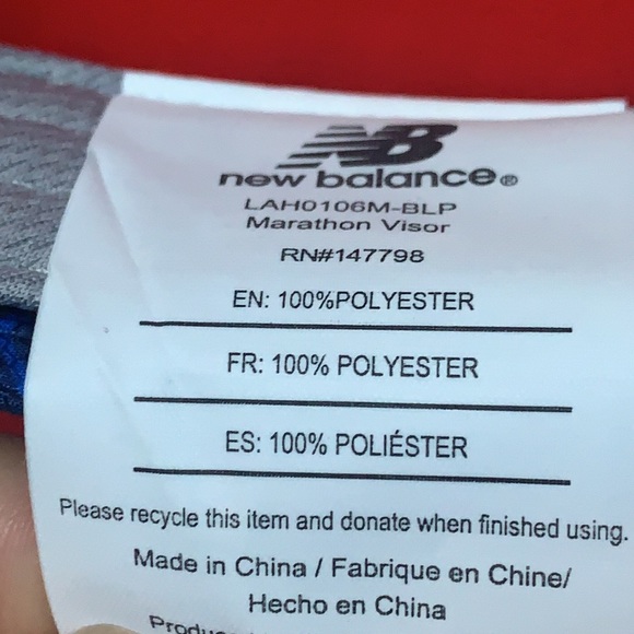 New Balance TCS New York Marathon 50 visor! NWT!! - Picture 5 of 8